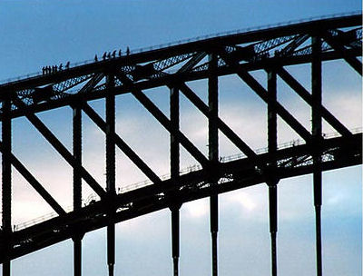 Sydney Harbour Bridge Closeup